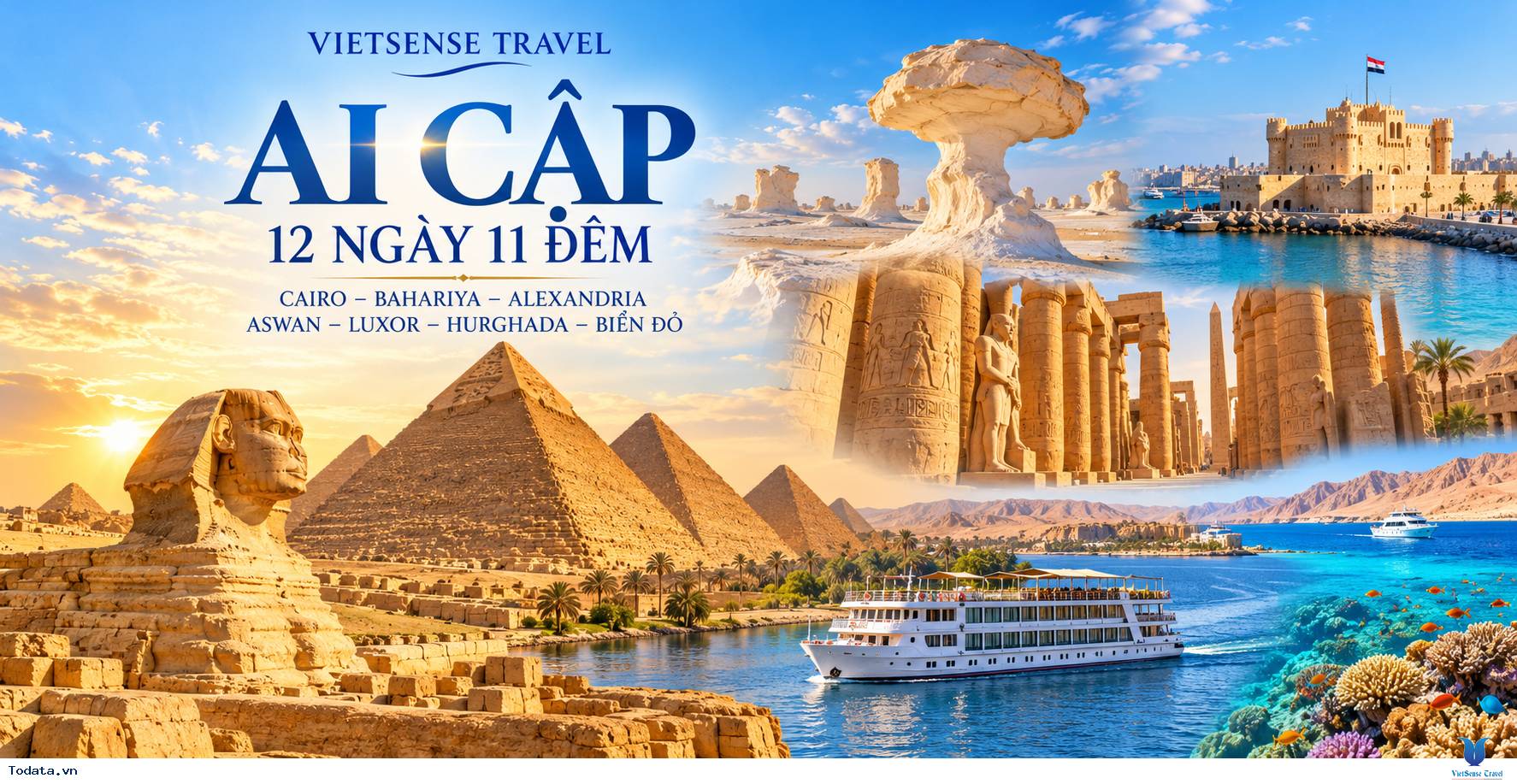 Tour du lịch Ai Cập 12 ngày 11 đêm - Ảnh 1